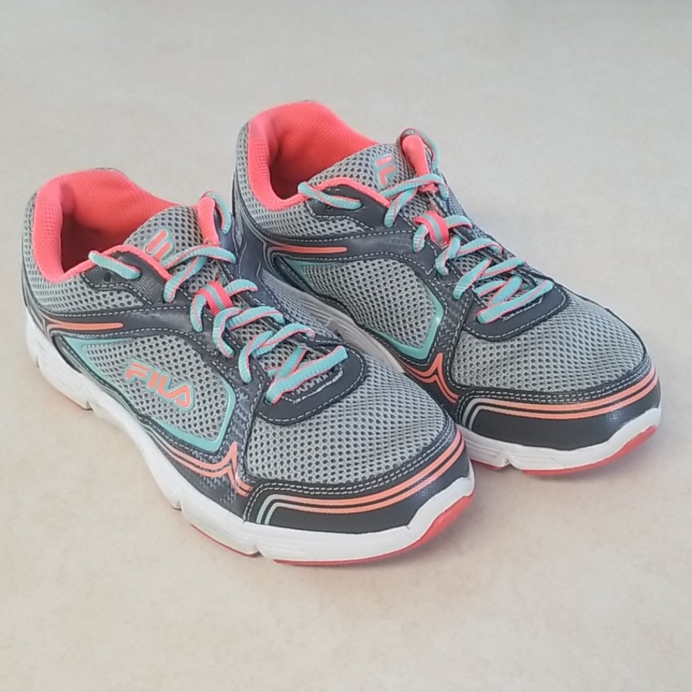 Fila Soar 2 Running Training Athletic Sneakers Shoes Gray Womens 7.5 (EUR 38.5)